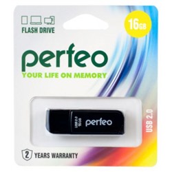 USB-флеш-накопитель PERFEO 16GB C10 Black