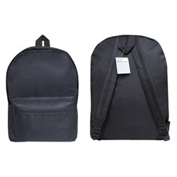 Рюкзак молодежный "Simple" черный 35х45х15 см 830835 (1163879) SILWERHOF