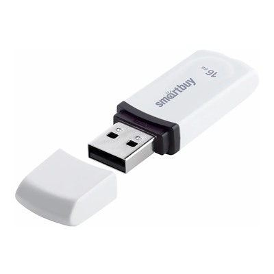 Флэш накопитель USB 16 Гб Smart Buy Paean (white)