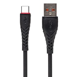 Кабель USB - Type-C SKYDOLPHIN S02T  100см 3A  (black)