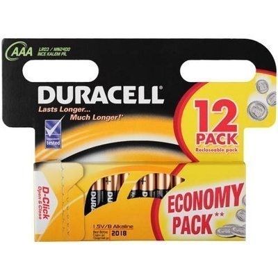 Батарейка AAA Duracell LR03 Basic (12-BL) (144)