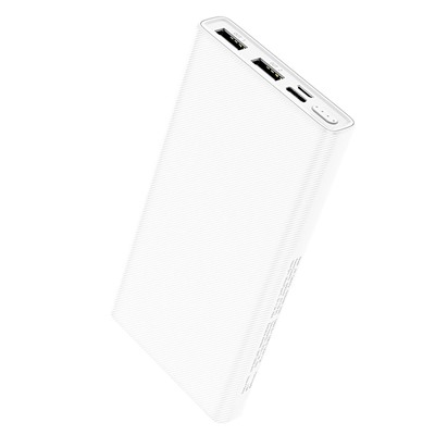 Внешний аккумулятор Hoco J55 10 000mAh Micro USB/USB Type-C/USB*2 (white)