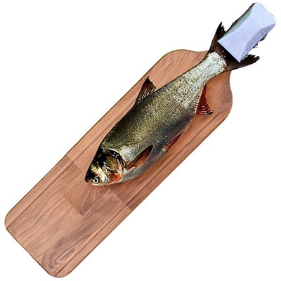 Доска разделочная для рыбы с Зажимом, 46 см, Малая