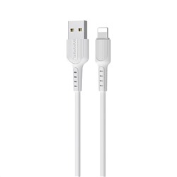 Кабель USB - Apple lightning Borofone BX16 Easy  100см 2A  (white)