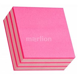 Бумага для заметок с клеевым краем Stick`n 51х51 мм 250л 70г/м2 неон+пастель розовый 2цв.в упак 2 21338 (822699) Hopax