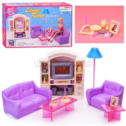 Набор мебели для кукол "Гостинная" в коробке