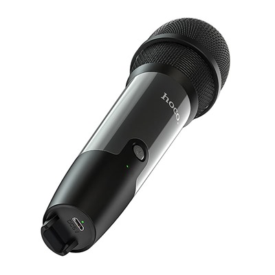 Портативная акустика Hoco BS41 Plus, 2 микрофона BT (повр.уп) (black)