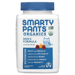SmartyPants, Органическое средство для мужчин, 120 вегетарианских жевательных таблеток