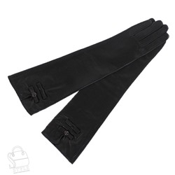Женские перчатки 020-45-2 black (размеры в ряду 6,5-7)/30