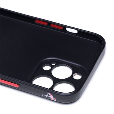 Чехол-накладка - SC256 для "Apple iPhone 13 Pro" (002) (black)