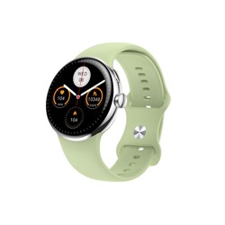 Смарт-часы Wifit Wiwatch R1, 1.3", Amoled, IP68,GPS,контроль ЧСС, 21 режим фитнеса, зеленые