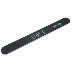 Пилка O.P.I узкая для искусственных ногтей 100/180 грит Чёрный