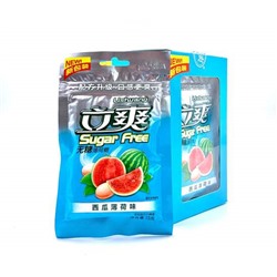Конфеты без сахара Lishuang с мятой - Арбуз