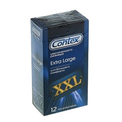 Презервативы Contex Extra Large увеличенного размера, 12 шт