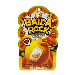 Карамель взрывная со вкусом апельсина Popping Candy Baida Rock, Китай, 9 г