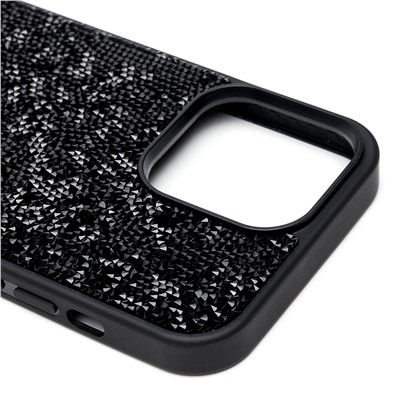 Чехол-накладка - PC071 POSH SHINE для "Apple iPhone 13 Pro Max" россыпь кристаллов (black)