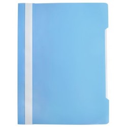 Скоросшиватель А4 пластиковый Pastel -PSLPAST/BLUE голубой (1481335) Бюрократ