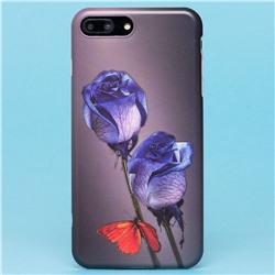 Чехол-накладка - SC185 для "Apple iPhone 7 Plus/iPhone 8 Plus" (006) (black/blue)