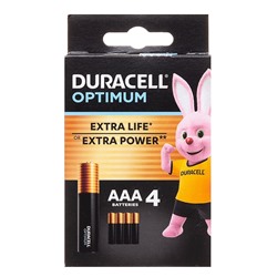 Батарейка AAA Duracell LR03 OPTIMUM (4-BL) (4/32/16896)