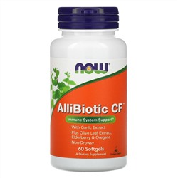 Now Foods, AlliBiotic CF, 60 капсул