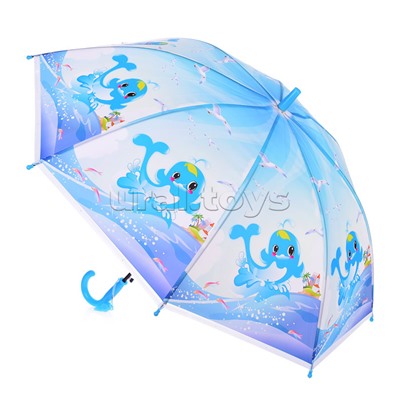 Зонт детский "Счастливый дельфин" (48,5 см)