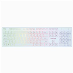 Клавиатура Smart Buy SBK-305U-W ONE мембранная с подсветкой USB (white)