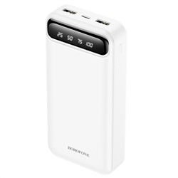 Внешний аккумулятор Borofone BJ14A 20 000mAh USB Type-C/USB*2 (white)