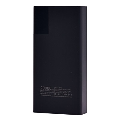 Внешний аккумулятор SKYDOLPHIN SP06 20000mAh Type-C/USB*2 (black)