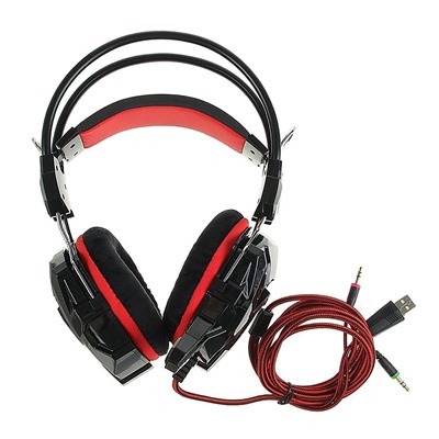 Компьютерная гарнитура Smart Buy SBHG-1300 RUSH SNAKE игровая (black/red)