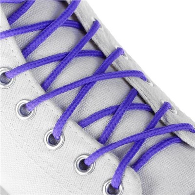 Шнурки для обуви плетеные цветные, круглые 115см, 2 шт