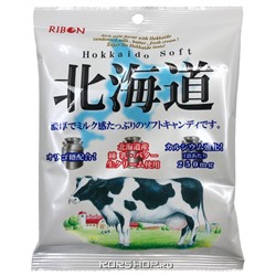 Жевательные конфеты с молочным вкусом Hokkaido Soft Ribon, Япония, 110 г Акция