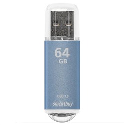 Флэш накопитель USB 64 Гб Smart Buy V-Cut 3.0 (blue)