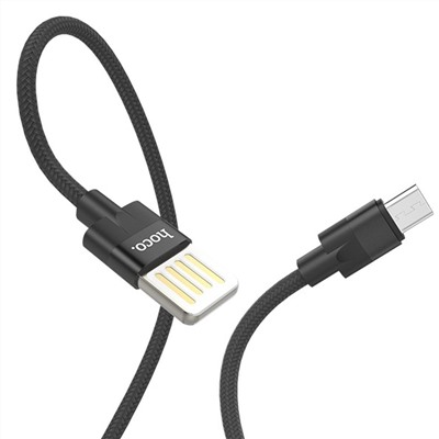 Кабель USB - micro USB Hoco U55 Outstanding  120см 2,4A  (black)
