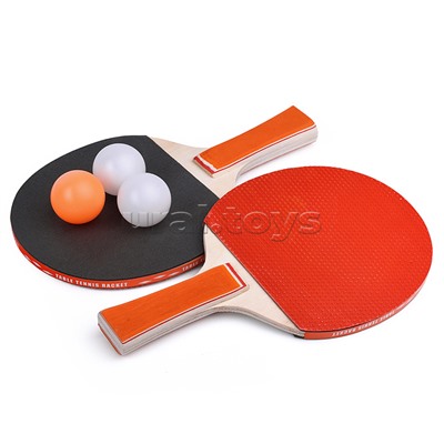 Набор для настольного тенниса (2 ракетки, 3 мяча) на блистере