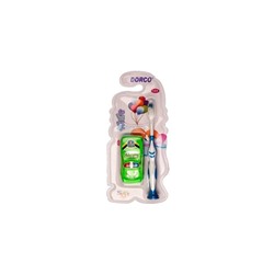Dorco набор №528  детская зубная щетка с игрушкой Машина