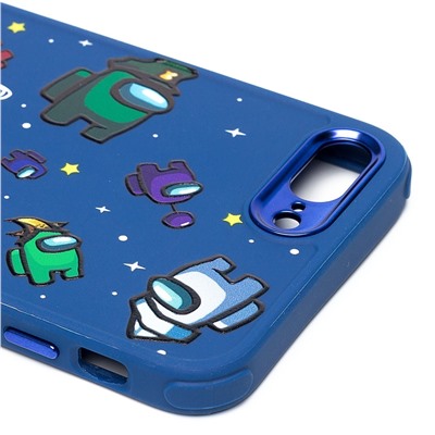Чехол-накладка - SC235 для "Apple iPhone 7 Plus/iPhone 8 Plus" (002) (blue)