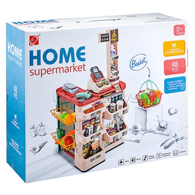 Игровой набор супермаркет "У дома"  в коробке