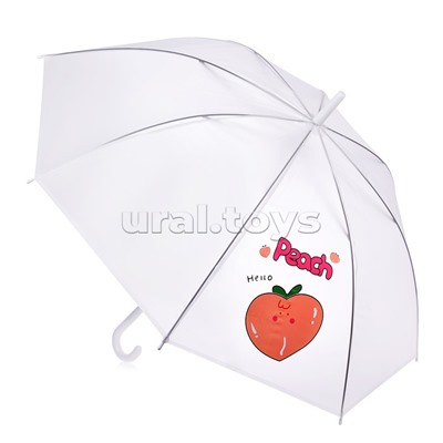 Зонт детский "Персик" 55см