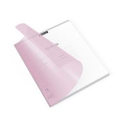 Тетрадь  18л линия с пластиковой обложкой 56361 Классика CoverPrо Pastel розовая Erich Krause