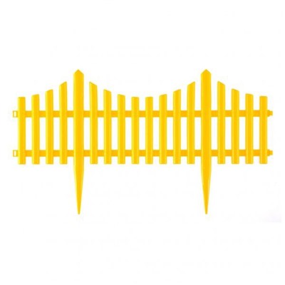 Забор декоративный № 3 (желтый)