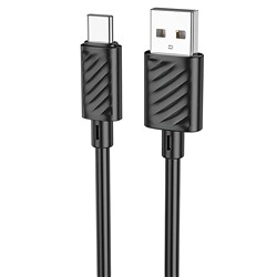 Кабель USB - Type-C Hoco X88  100см 3A  (black)