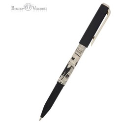 Ручка шариковая масляная 0.7мм "PrimeWrite.Газета-3" синяя 20-0293/11 Bruno Visconti