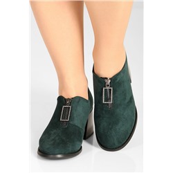 Туфли зеленые женские