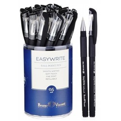 Ручка шариковая 0.5 мм "EasyWrite.BLACK" черная 20-0050 Bruno Visconti