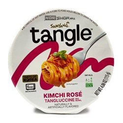 Паста со вкусом кимчи в сливочно-томатном соусе Tangle Kimchi Rose Tangluccine Samyang, Корея, 115 г (чашка) Акция