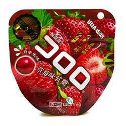 Жевательные конфеты со вкусом клубники Kororo Uha, Китай, 52 г Акция