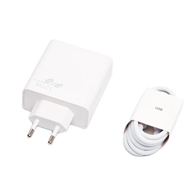 Адаптер Сетевой с кабелем ORG Xiaomi [BHR6034EU] USB 120W (USB/Type-C) (A) (white)