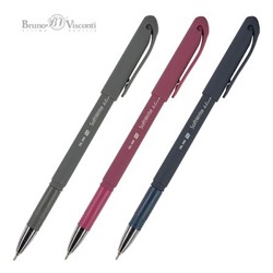 Ручка шариковая масляная 0.5 мм "SoftWrite.ORIGINAL" синяя 20-0088 Bruno Visconti