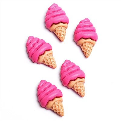 Наклейка - MiZi "Мороженое" 04 (pink/brown)