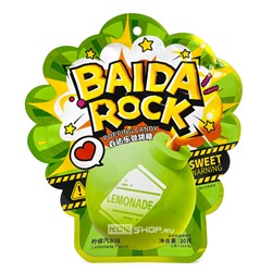 Карамель взрывная со вкусом лимонада Popping Candy Baida Rock, Китай, 30 г Акция